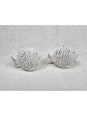 Ceramic Fish Salt & Pepper Shaker Set